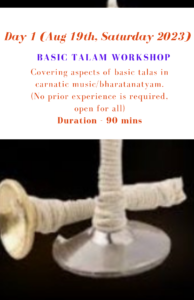 Basic Talam Workshop